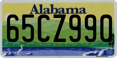 AL license plate 65CZ990