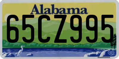 AL license plate 65CZ995