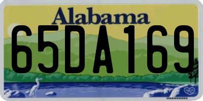 AL license plate 65DA169