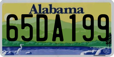 AL license plate 65DA199