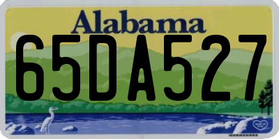 AL license plate 65DA527