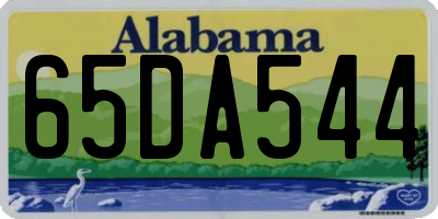 AL license plate 65DA544