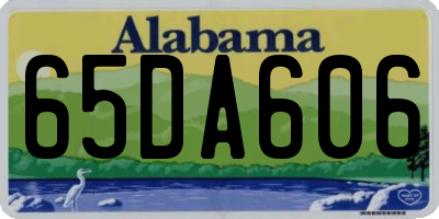 AL license plate 65DA606