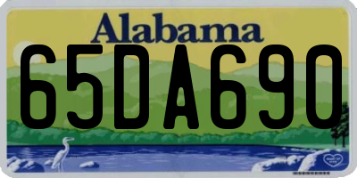 AL license plate 65DA690
