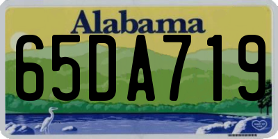 AL license plate 65DA719