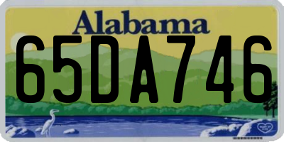 AL license plate 65DA746