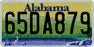 AL license plate 65DA879