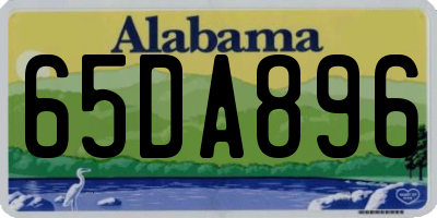 AL license plate 65DA896
