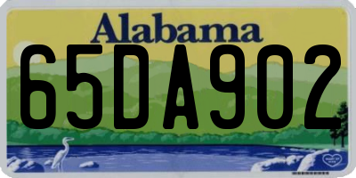 AL license plate 65DA902