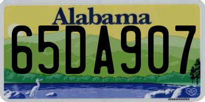AL license plate 65DA907