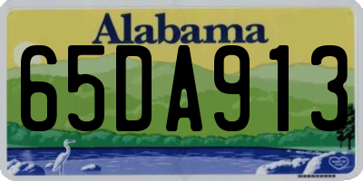 AL license plate 65DA913