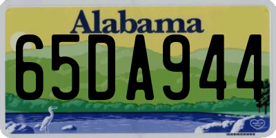 AL license plate 65DA944