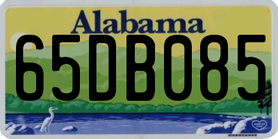 AL license plate 65DB085