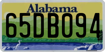 AL license plate 65DB094