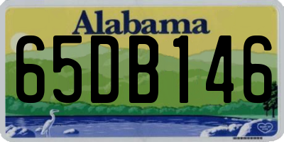 AL license plate 65DB146