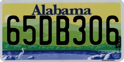 AL license plate 65DB306