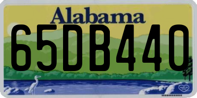 AL license plate 65DB440