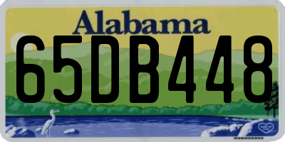 AL license plate 65DB448