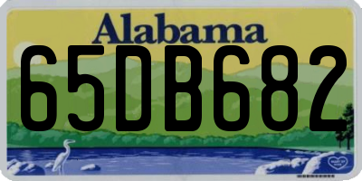AL license plate 65DB682