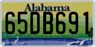 AL license plate 65DB691
