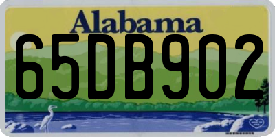AL license plate 65DB902