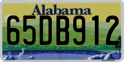 AL license plate 65DB912