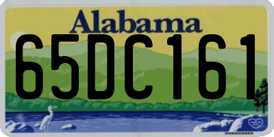 AL license plate 65DC161