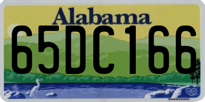 AL license plate 65DC166