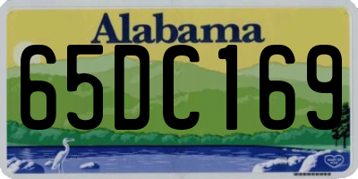 AL license plate 65DC169