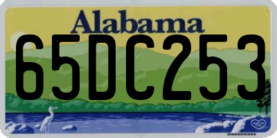AL license plate 65DC253