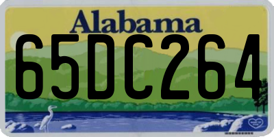 AL license plate 65DC264