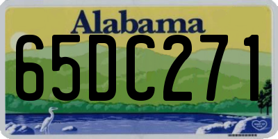 AL license plate 65DC271