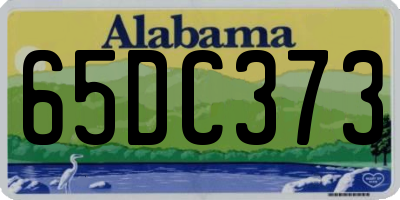 AL license plate 65DC373