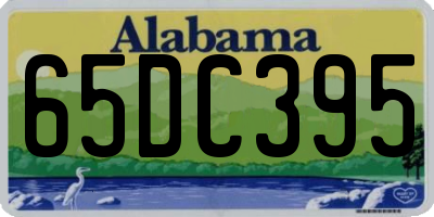 AL license plate 65DC395