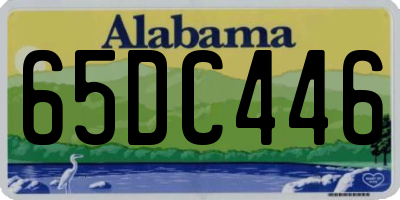AL license plate 65DC446