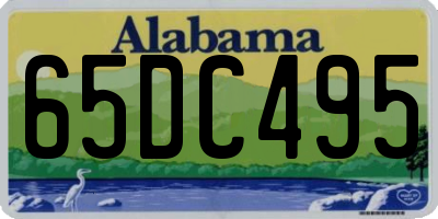 AL license plate 65DC495
