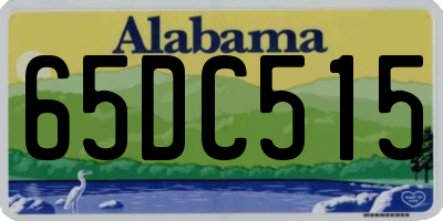 AL license plate 65DC515