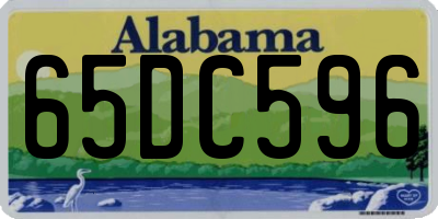 AL license plate 65DC596