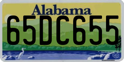 AL license plate 65DC655