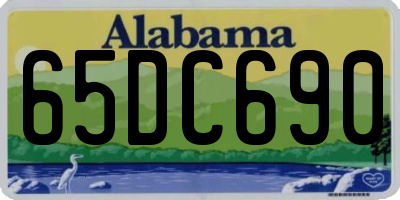 AL license plate 65DC690