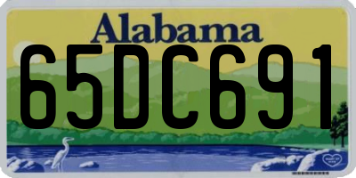 AL license plate 65DC691