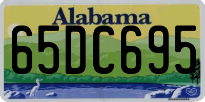AL license plate 65DC695