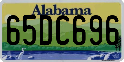 AL license plate 65DC696