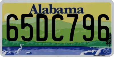AL license plate 65DC796