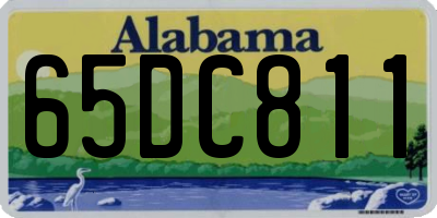 AL license plate 65DC811