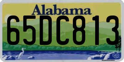 AL license plate 65DC813