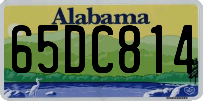 AL license plate 65DC814