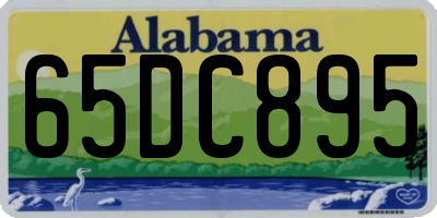 AL license plate 65DC895