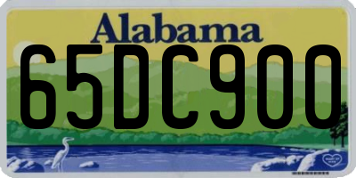 AL license plate 65DC900