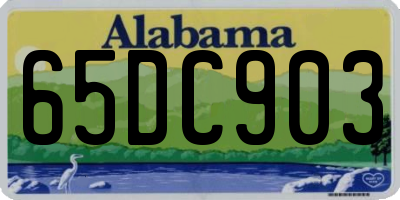AL license plate 65DC903